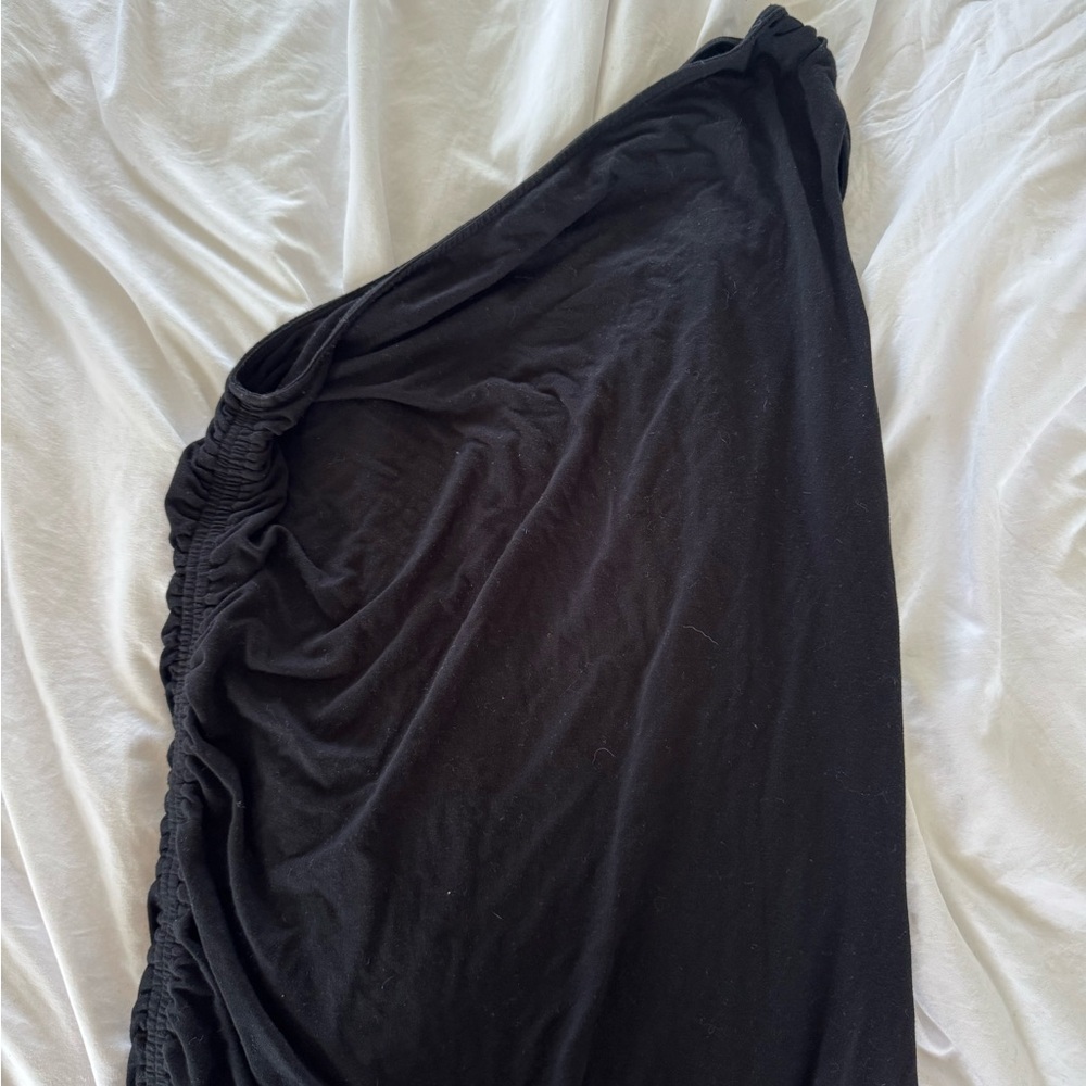 Target Black Asymmetrical Maxi Dress